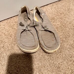 Hey Dude Wendy Grey Loafers Slip-On